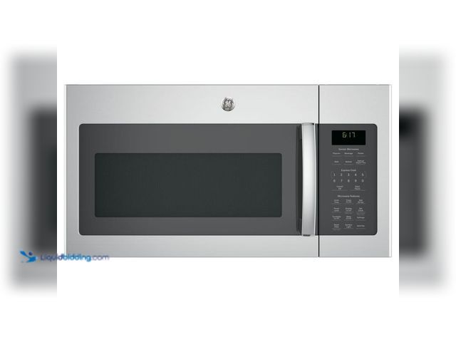 Lot 49-3517416 - GE 1.7 cu. ft. Over the Range Microwave with Sensor Cooking in Stainless Steel. [Model # JVM6175SKSS...
