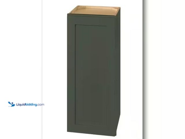 Lot 49-1518136 - Hampton Bay Avondale 15 in. W x 12 in. D x 36 in. H Ready to Assemble Plywood Shaker Wall Kitchen Ca...