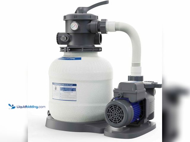Lot 49-5406713 - AQUASTRONG Sand Filter Pump for Above Ground Pool with Timer, 1/2 HP Pool Pump Max 2500 GPH for Pool...