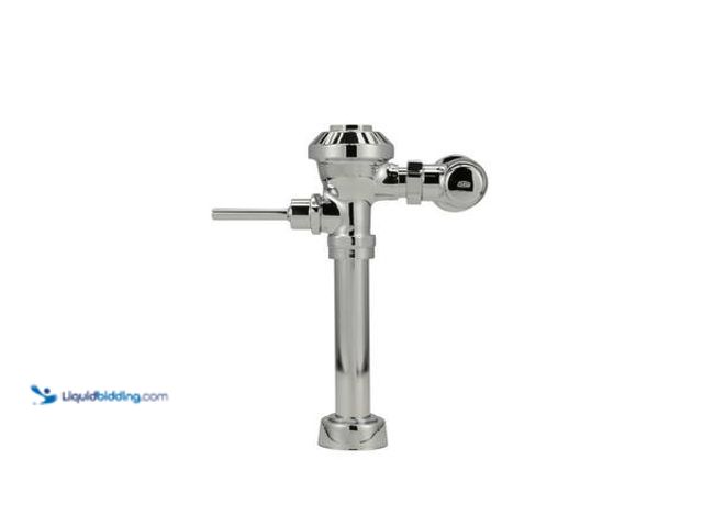 Lot 49-5553552 - Zurn Manual Flush Valve, Z6000 Aquaflush Exposed Closet Flush Valve, Cast Wall Flange, 1.6 GPF, Swea...