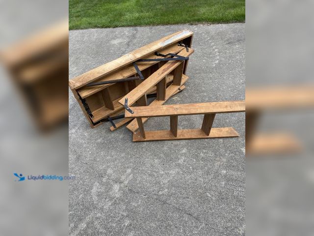 Lot 49-1975000 - pull down attic stairs, was used on a standard 8' ceiling height.