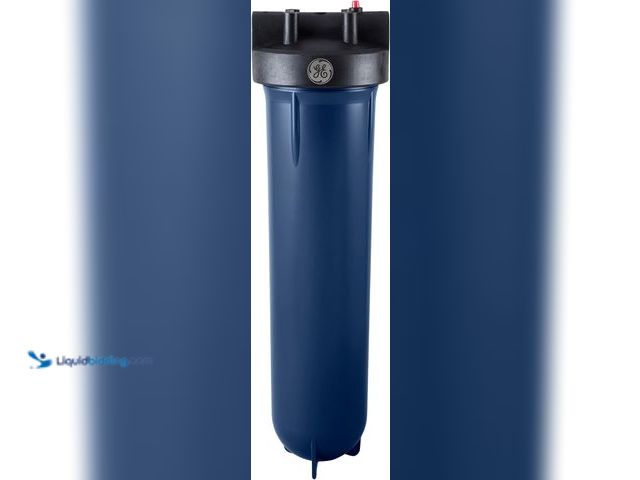 Lot 49-5552725 - GE Heavy Duty Whole House Water Filtration System, Reduces Sediment, Rust & More, Install Kit & Acce...