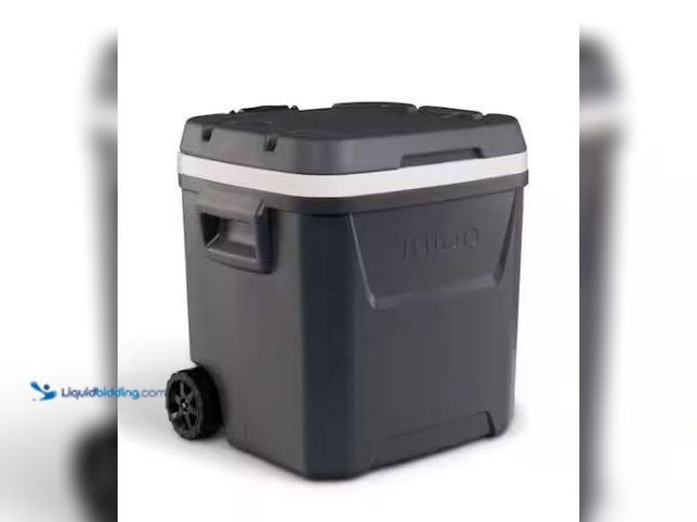 Lot 49-1549239 - IGLOO Cool 60 qt. Roller Cooler Model # 34937 Unused  Ref#ASB1024