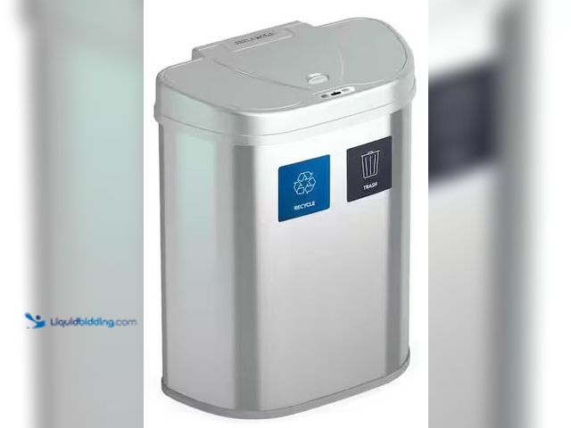 Lot 49-5486247 - NINESTARS
18.5 Gal. Stainless Steel Motion Sensor Recycling Bin Internet # 322438376
Model # DZT-7...