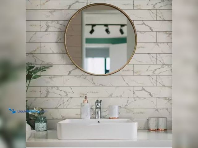 Lot 49-1579103 - Approx (17) sq ft of MSI Lockson Mix 4 in. x 16 in. Glossy Ceramic Marble Look Wall Tile (17.6 sq. f...