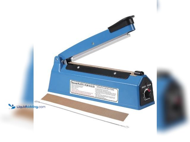 Lot 49-5436644 - Impulse Heat Sealer Manual Bags Sealer Heat Sealing Machine 12 Inch Impulse Sealer Machine for Plast...