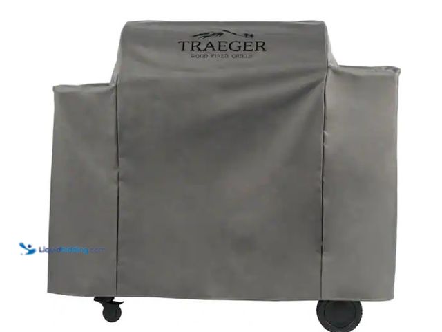 Lot 49-1570135 - Traeger Full Length Grill Cover for Ironwood 885 Pellet Grill, Heavy-duty, waterproof materials, bui...