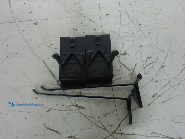 Lot 49-3617042 - Proslat Stealth 15 Piece Starter Slat Wall Panel 50-Lb Capacity Utility Hook Kit (Model 53049) Sligh...