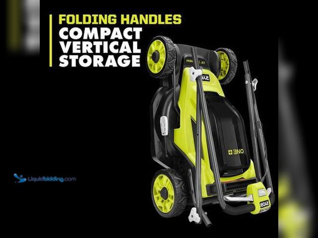 Lot 49-5544504 - RYOBI ONE+ 18V 13 in. Cordless Battery Walk Behind Push Lawn Mower (Tool Only). Model # P1108BTL. Us...