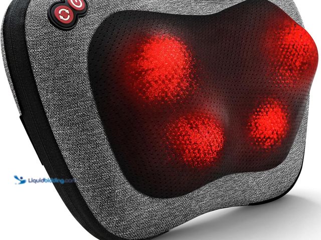 Lot 49-5437305 - VIKTOR JURGEN Shiatsu Back Massager with Heat – Deep Tissue Massage for Neck, Shoulder, Leg, Upper &...