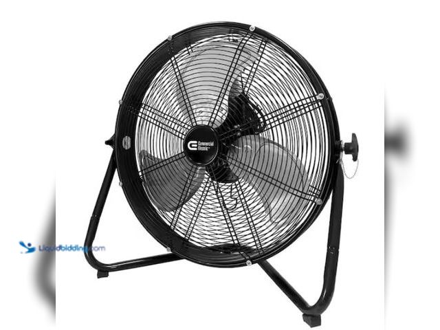 Lot 49-3470869 - Commercial Electric 20 in. 3-Speed High Velocity Shroud Floor Fan, Model # SFD1-500B-3, Used, Tested...