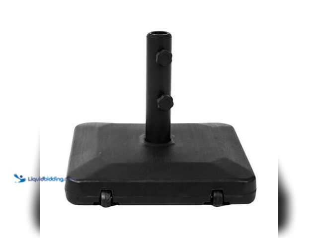 Lot 49-5545246 - StyleWell 50 lb. Concrete and Resin Patio Umbrella Base in Black Model # UB50  new