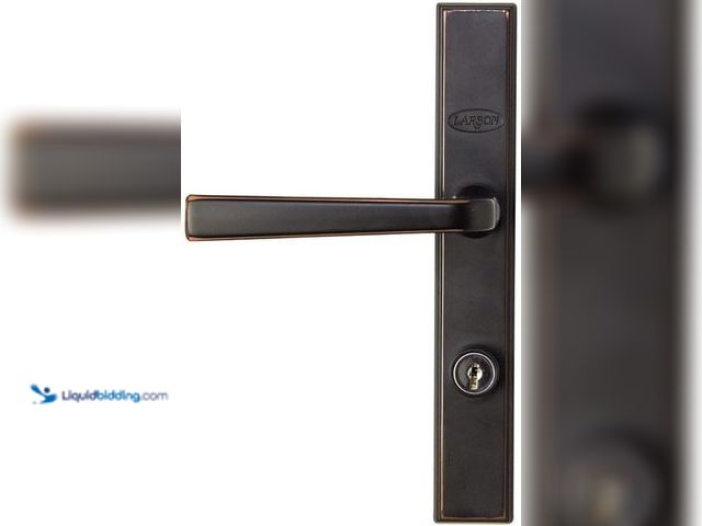 Lot 49-5488054 - QuickFit Straight Lever Handleset, Aged Bronze. Model 092304163345. Unused