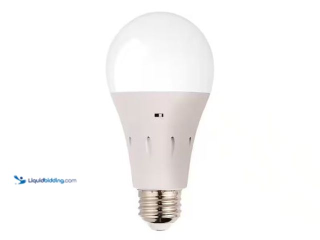 Lot 49-1625408 - Lot of (4) Sensor Brite 60-Watt A15 Soft White LED Light Bulb with Backup Battery, Model # SBTBB-PD6...