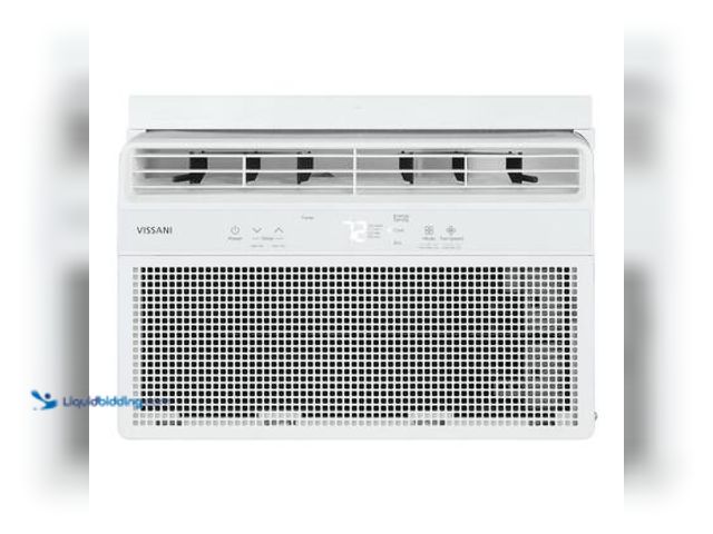 Lot 49-5549999 - Vissani 5,000 BTU 115-Volt Window Air Conditioner Cools 150 sq. ft.   and Dehumidifier in White. Mod...