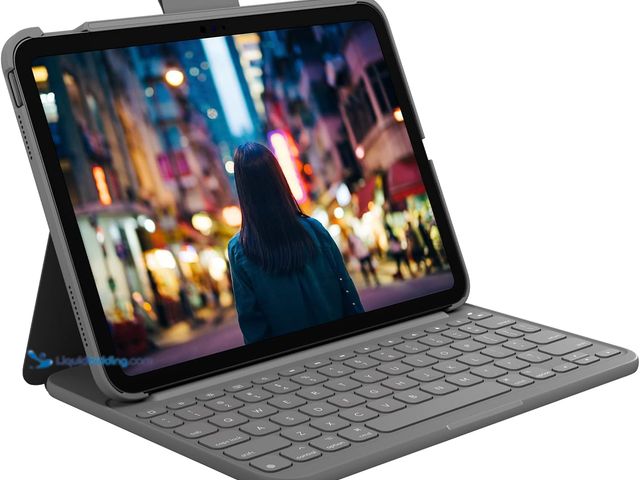 Lot 49-5453749 - Logitech Slim Folio Keyboard Case for iPad (10th gen & A16) with Integrated Bluetooth Wireless Keybo...