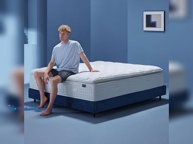 Lot 49-1550215 - INCEPDREAM 14 Inch Queen Size Luxury Hybrid Mattress with Pillow Top, Latex and Memory Foam, Cooling...