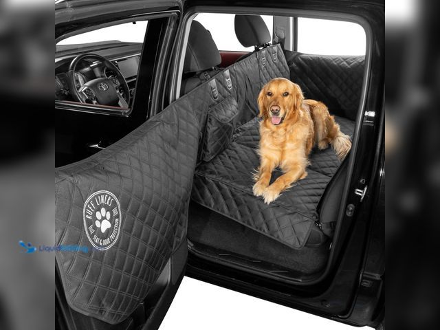 Lot 49-3528367 - Ruff Liners Large Back Seat Extender for Dogs – As Seen on Shark Tank – Flat Bridge Platform for Ful...