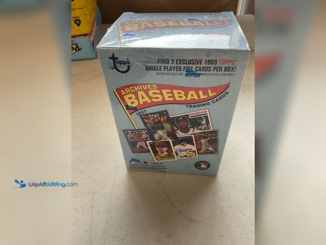 Lot 49-5341593 - FACTORY SEALED 2023 TOPPS ARCHIVES BASEBALL BLASTER BOX