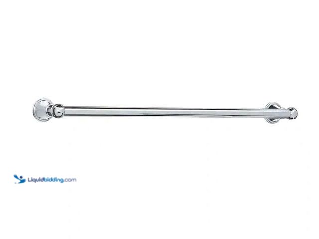 Lot 49-1576455 - Delta Crestfield 20 in. Shower Door Handle in Chrome (1-Pair) Model # SDBR003-PC-R, Unused, Has Atta...