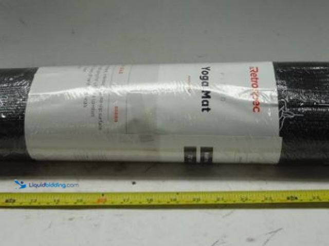 Lot 49-1569360 - RETROSPEC Laguna 5mm Yoga Mat BLACK Model # 810015702703 3543, Unused.  Ref#AMARELIST