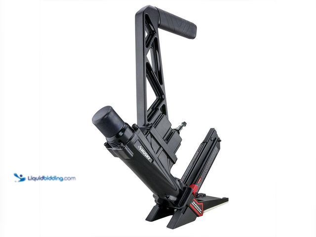 Lot 49-5437998 - Husky Pneumatic 3-in-1 15.5-Gauge and 16-Gauge 2 in. Flooring Nailer and Stapler with Quick Jam Rele...