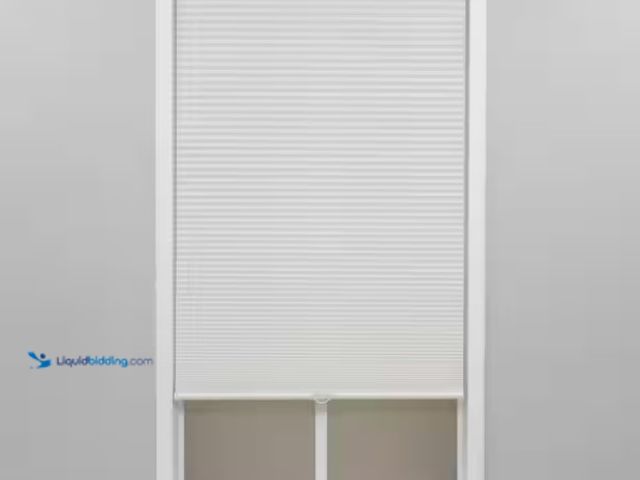 Lot 49-1615763 - Lot of (2) Perfect Lift Window Treatment White Cordless Light Filtering Polyester Cellular Shades - ...