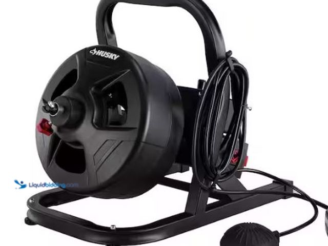 Lot 49-1549193 - Husky 5/16 in. x 50 ft. Cable Drum Auger, Model # 68292, Slightly used, Tested works.  Ref#HDSR114