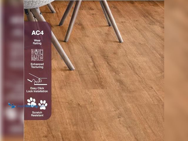 Lot 49-1528049 - Approx 300sq ft of Home Decorators Collection Autumn Valley Oak 12 mm T x 8 in. W Waterproof Laminat...