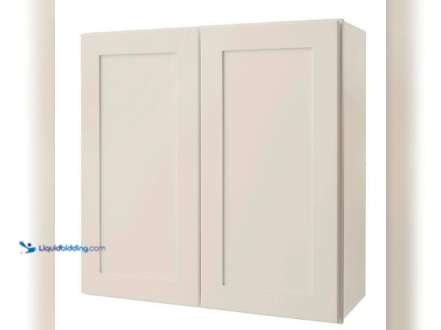 Lot 49-5509597 - Hampton Bay Avondale 30 in. W x 12 in. D x 30 in. H Ready to Assemble Plywood Shaker Wall Kitchen Ca...