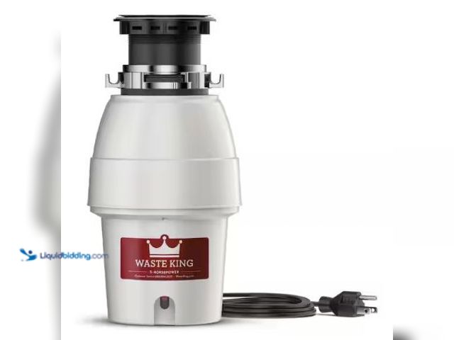 Lot 49-3631477 - Waste King Legend Series 1/2 HP Continuous Feed EZ Mount Garbage Disposal, Model # L-2600, Slightly ...