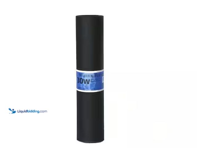 Lot 49-1623530 - APPROX. (216) SQ FT of Warrior Roofing #30 Felt Roof Deck Protection, (216 sq ft per roll, 1 roll in...