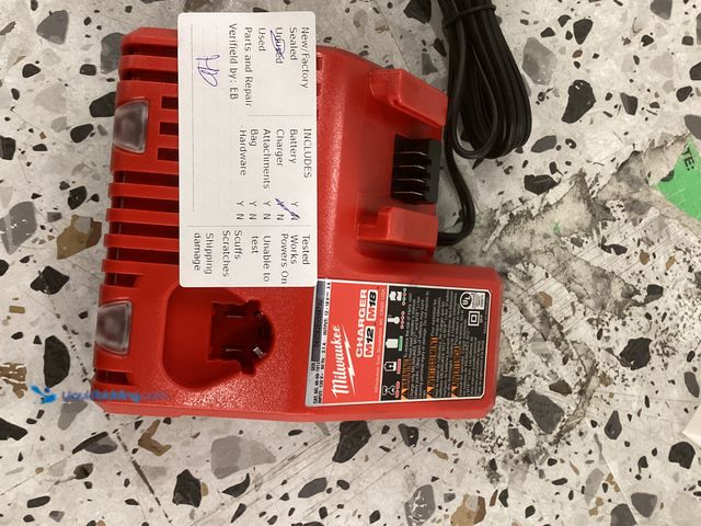 Lot 49-5486412 - Milwaukee Single Bay Charger M12 M18 Item is unused