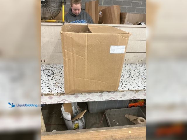 Lot 49-3528802 - 8'x10' Blue Tone Polyester Indoor Area Rug with Non-skid Backing. Unused