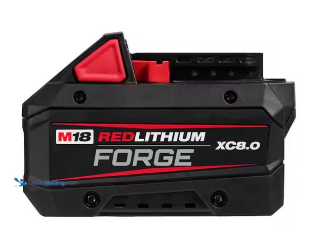 Lot 49-3433347 - Milwaukee M18 18V Lithium-Ion REDLITHIUM FORGE XC 8.0 Ah Battery Pack, HIGH OUTPUT 12.0 power in a s...
