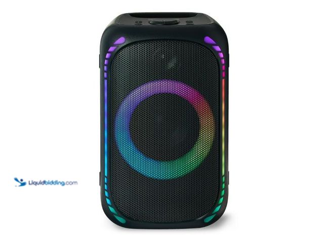 Lot 49-5552312 - onn Medium Party Speaker Gen 2 with LED Lighting. Used slightly. No cord.