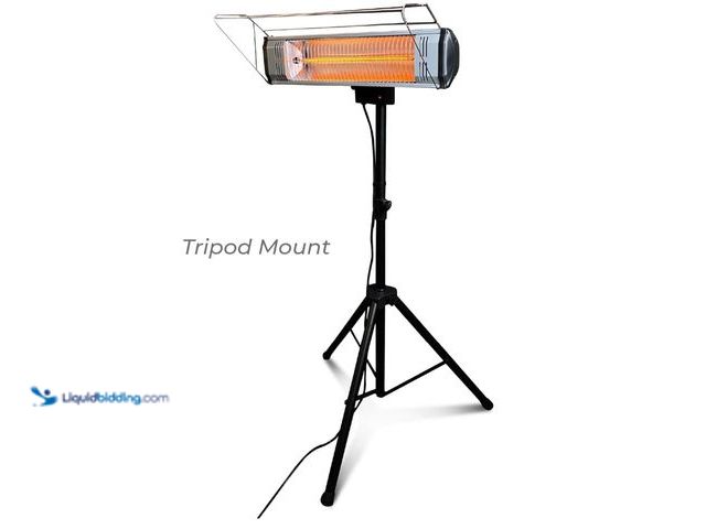 Lot 49-3433452 - Heat Storm Tradesman 1500 Watt Infrared Heater Tripod Combo, Remote, Model # B0CZ18YW7N, Slightly us...
