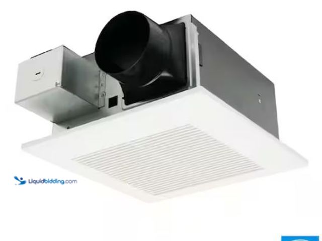 Lot 49-1573899 - Panasonic Whisper Fit DC, 13" X 13" Pick-A-Flow 50,80,110 CFM ENERGY STAR Quiet Ceiling Bathroom Exh...