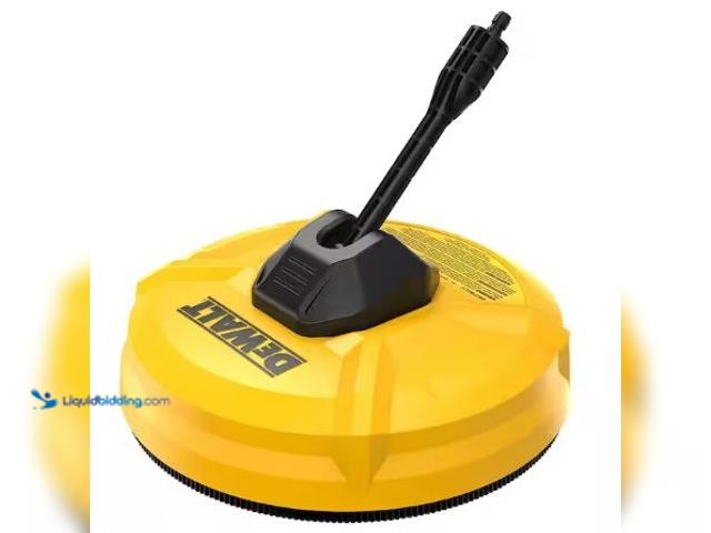 Lot 49-3631581 - DEWALT 12 in. Rotating Driveway and Sidewalk Surface Cleaner Pressure Washer Attachment (3000 PSI MA...