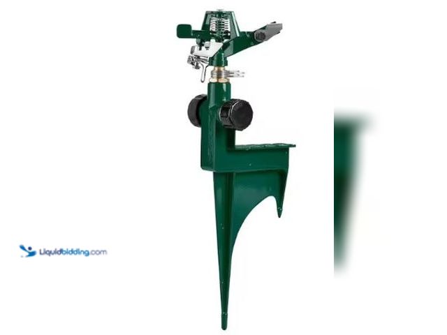 Lot 49-3631547 - Lot of (2) Orbit Adjustable Zinc Impact Sprinkler on Heavy-Duty Spike (2-Pack), Model # 27901, New. ...