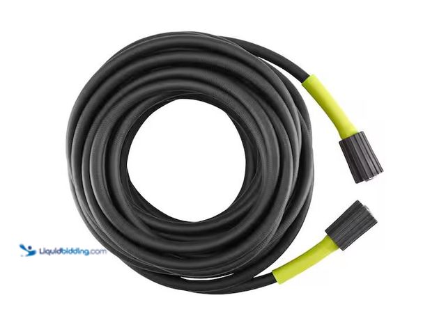 Lot 49-1579070 - RYOBI 1/4 in. x 50 ft. 3600 PSI Flexible Pressure Washer Hose Model # RY31HPH02, Unused  Ref#HDSB021...
