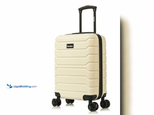 Lot 49-3566921 - InUSA Trend Lightweight Hardside Carry On Spinner Suitcase - Sand, Unused