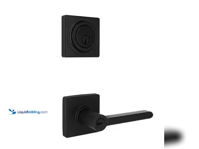 Lot 49-1569140 - Defiant Tonebridge Matte Black Single Cylinder Combo Pack Square Series, Model # 32MS3X9D91, New.  R...