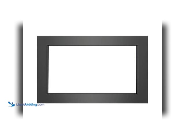 Lot 49-2024698 - Frigidaire Gallery 30 in Trim Kit for Built In Microwaves in Black Stainless Steel. Model # GMTK3068...