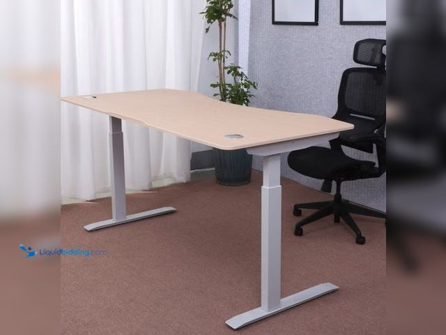 Lot 49-5560033 - ApexDesk Elite Series 71” x 33” Height Adjustable Desk. Item 1034456. Used and powers on. Scuffs and...