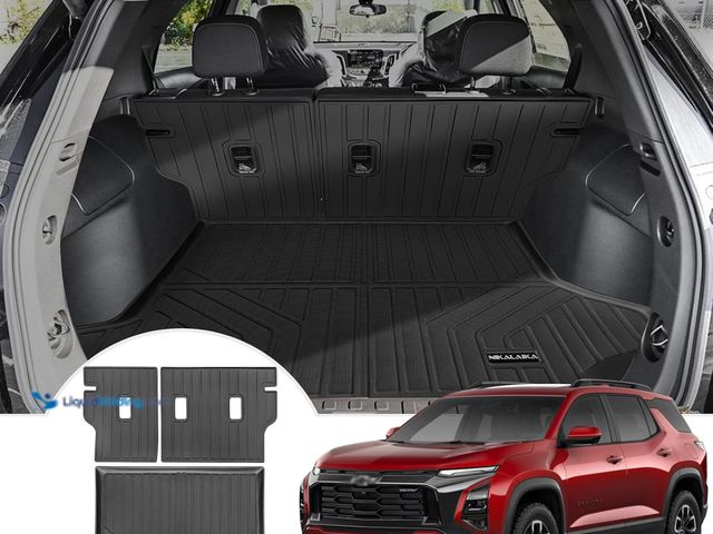 Lot 49-5435666 - Trunk Mat & Backrest Mat Custom Fit for 2025 2026 GMC Terrain/Chevy Equinox Fuel (Non EV) Cargo mat ...