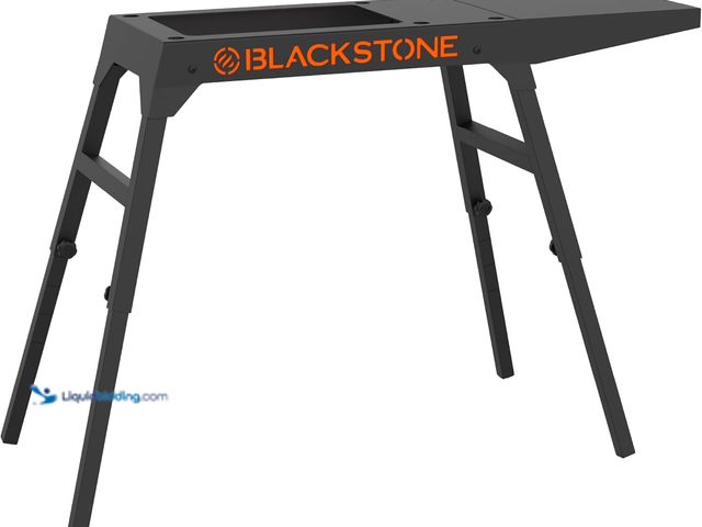 Lot 49-5552609 - BLACKSTONE 5013 Collapsible Tabletop Griddle Stand, Black | 17" and 22" Compatible, Adjustable Legs,...