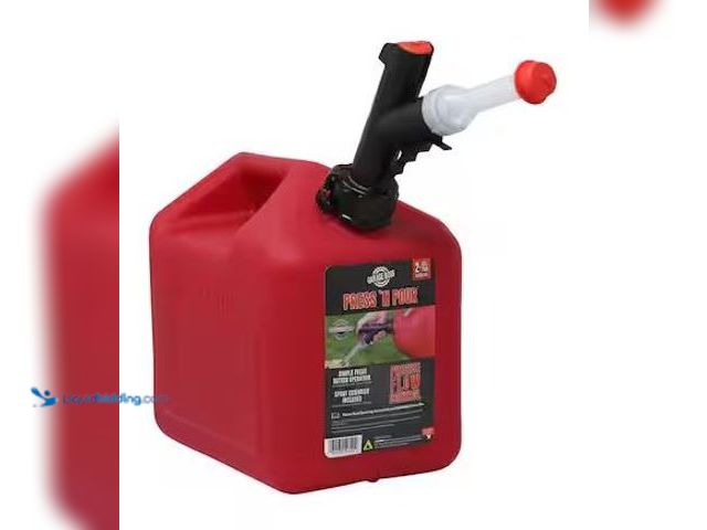 Lot 49-5486718 - Garage Boss
Press N Pour 2 Gal. Gas Can Internet # 307488541
Model # GB320
Store SKU # 1003911837...