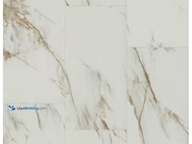 Lot 49-5486477 - Home Decorators Collection
Brooking Carrera Marble 20 MIL x 12 in. W x 24 in. L Waterproof Click Lo...