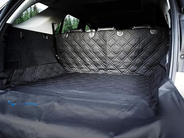 Lot 49-3528843 - Bulldogology SUV Cargo Liner for Dogs 55"x82" Heavy Duty Pet Trunk Cargo Cover Area - Trunk Cover Ca...